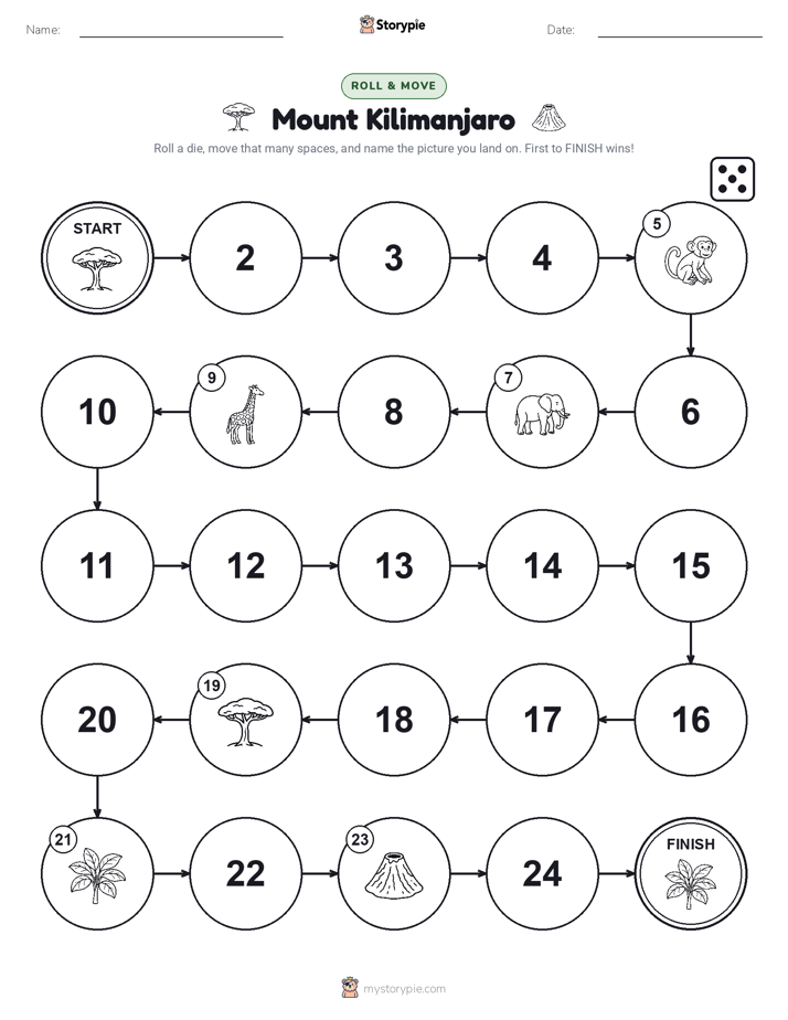 Roll & Move Game