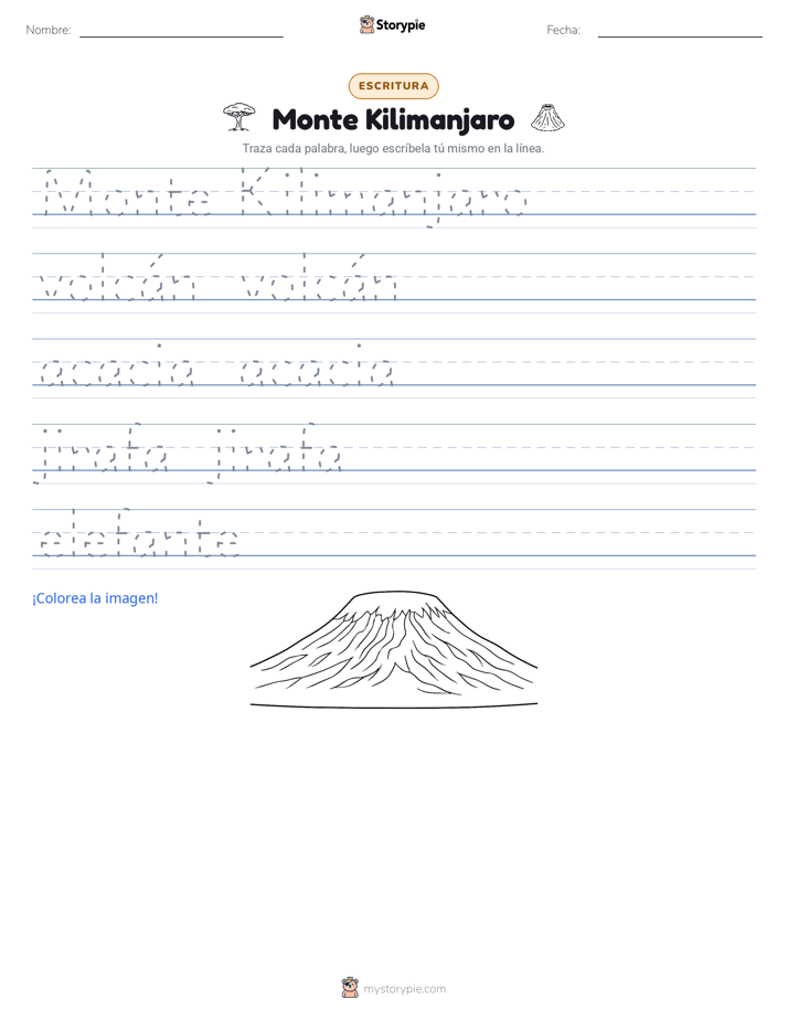 Práctica de Escritura
