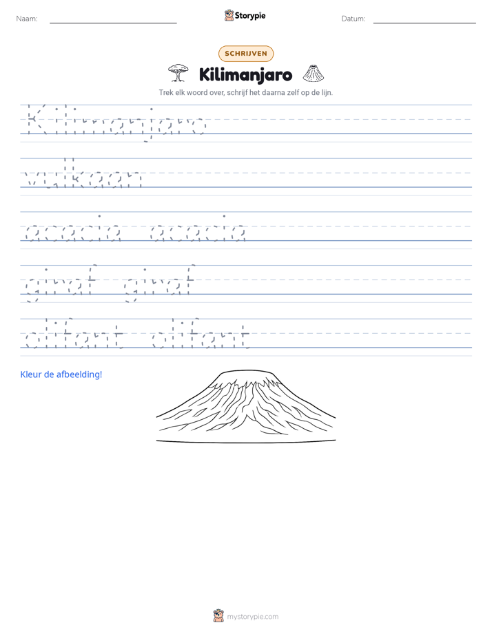Schrijf Oefening