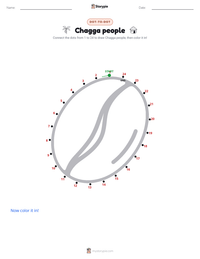 Chagga people printable worksheet preview