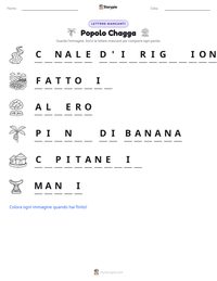 Anteprima della scheda stampabile di Popolo Chagga