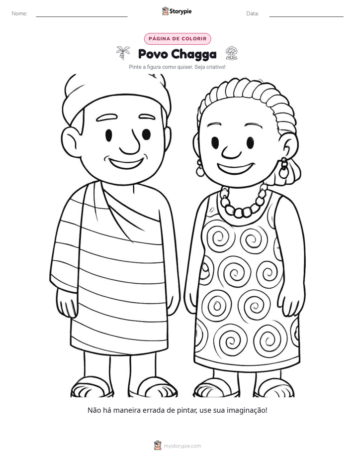 Página para colorir