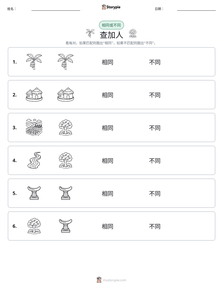 相同或不同