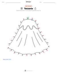 Tanzania printable worksheet preview