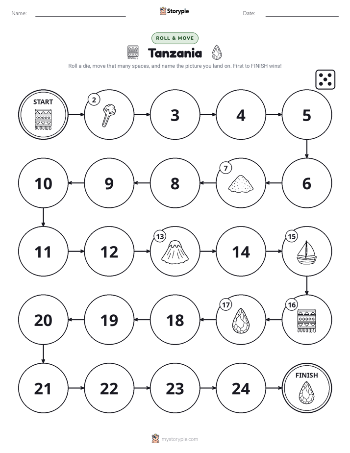 Roll & Move Game