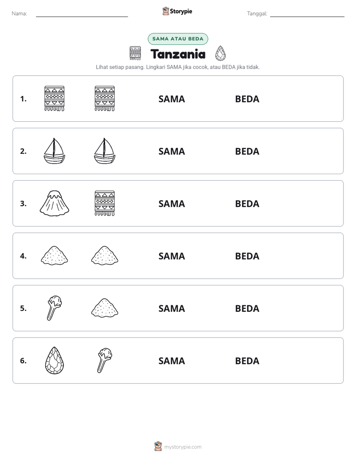 Sama atau Berbeda