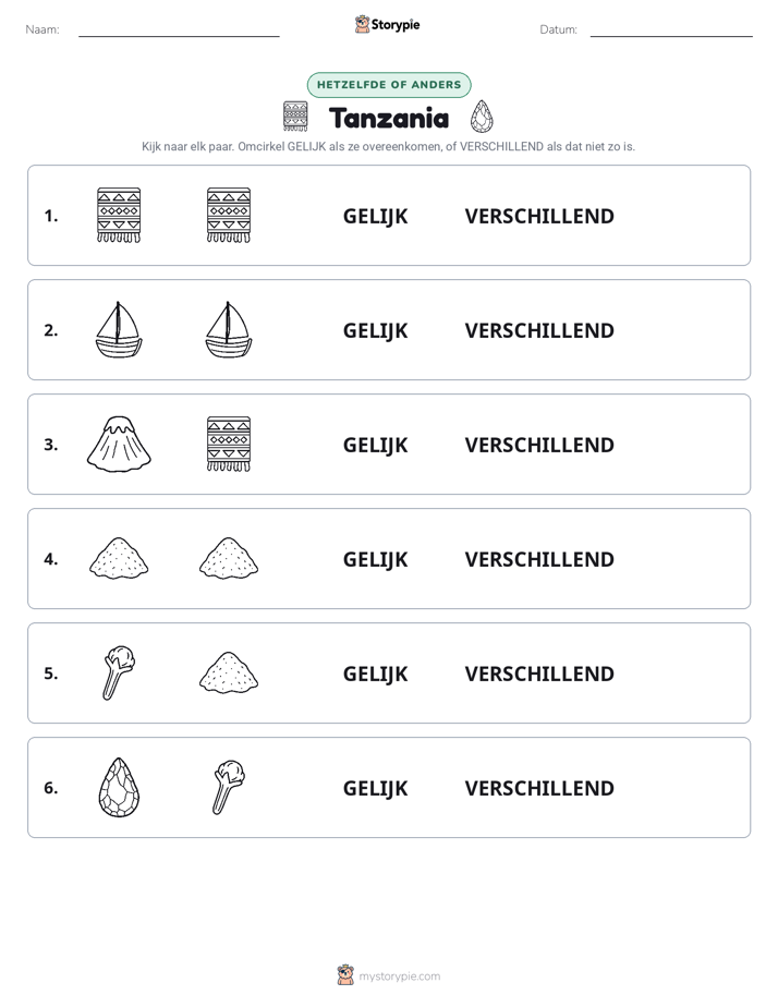 Zelfde of Verschillend