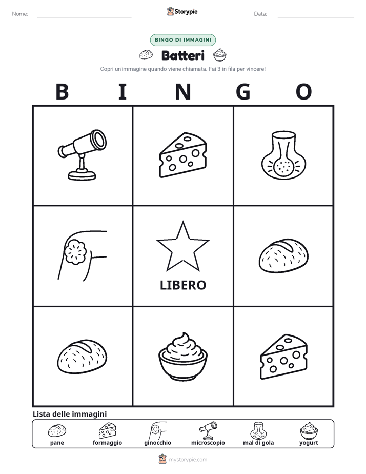 Bingo delle Immagini