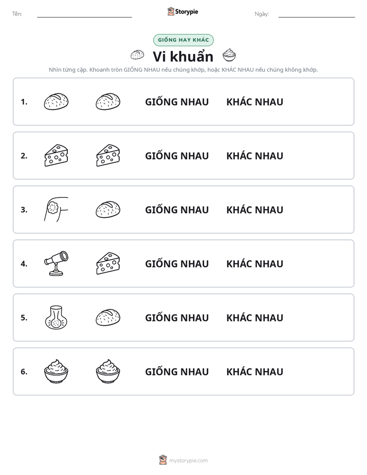 Giống Hay Khác