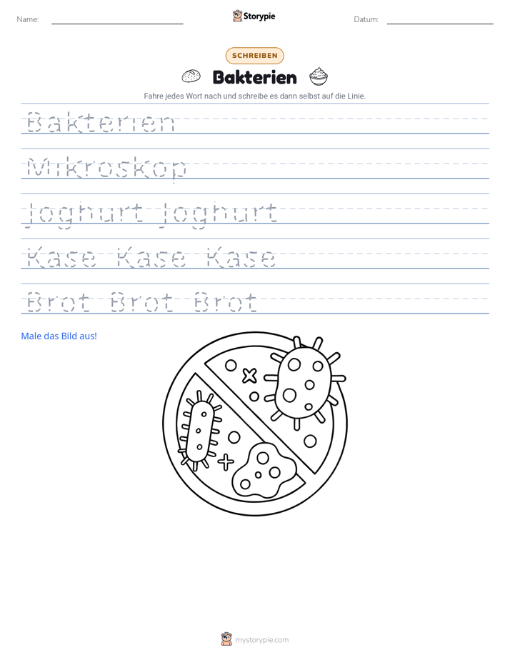 Schreibübung