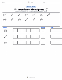 Invention of the Airplane printable worksheet preview