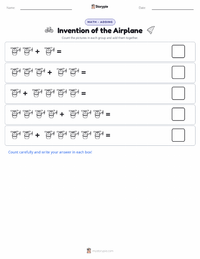 Invention of the Airplane printable worksheet preview