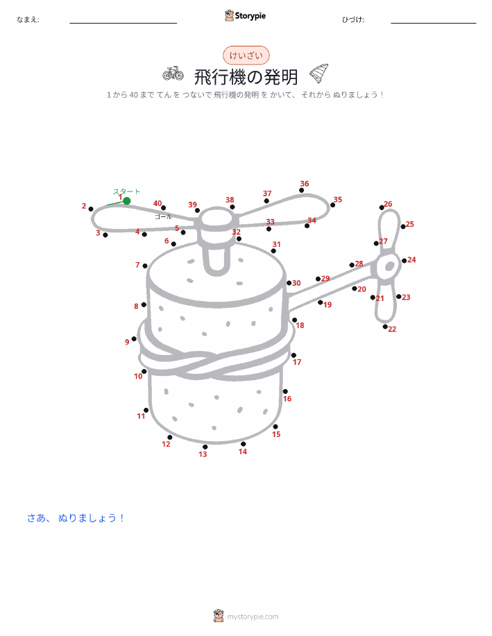 点つなぎ
