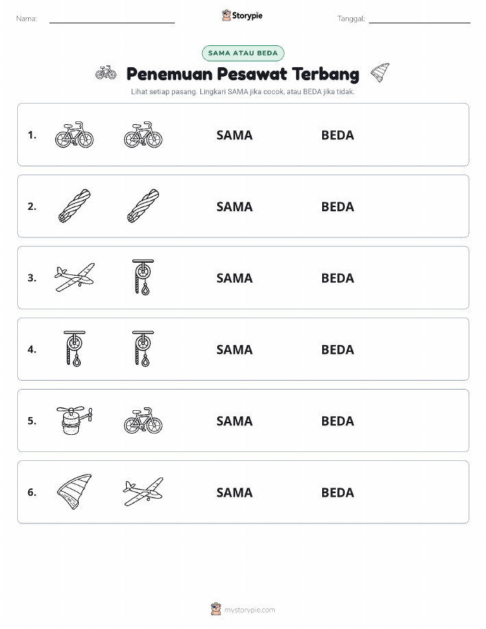 Sama atau Berbeda