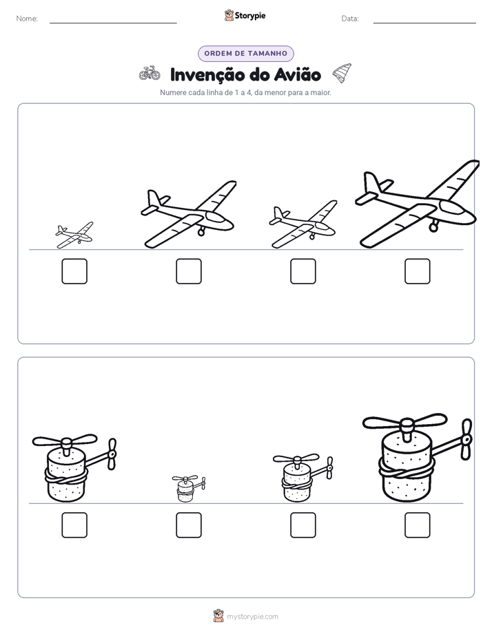 Ordem de Tamanho