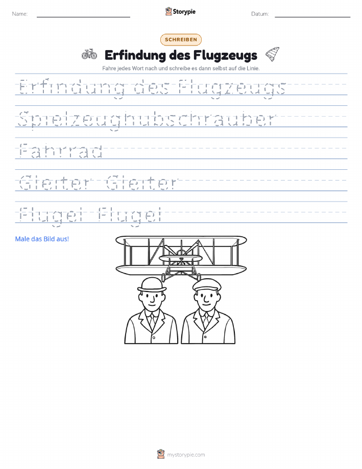 Schreibübung