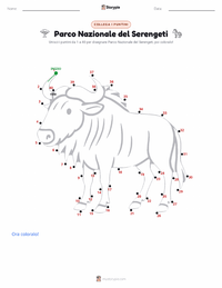 Anteprima della scheda stampabile di Parco Nazionale del Serengeti