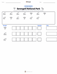 Serengeti National Park printable worksheet preview