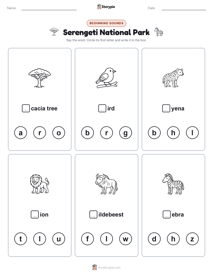 Beginning Sounds