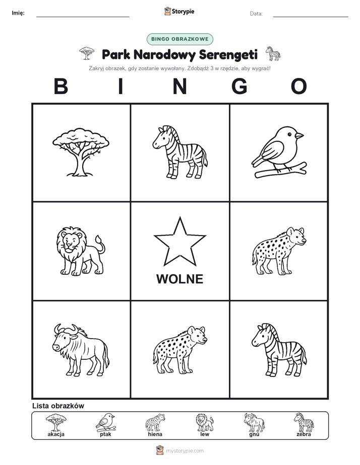 Bingo obrazkowe