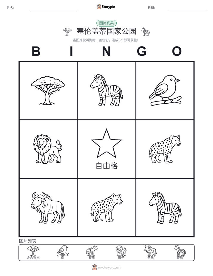 图片宾果