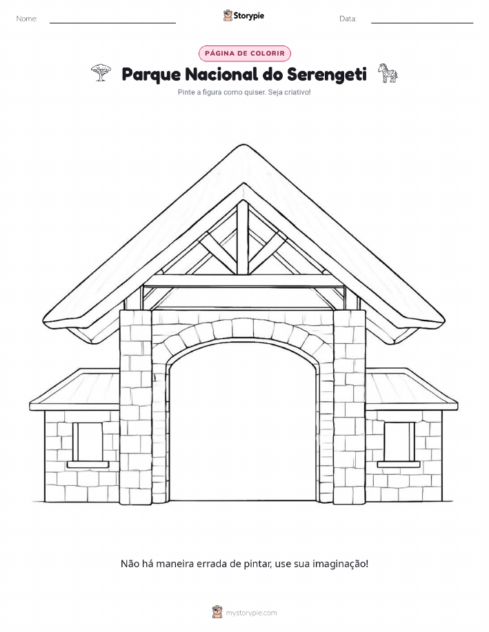 Página para colorir