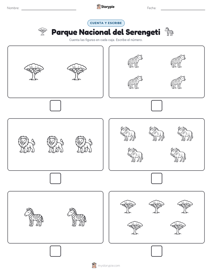 Cuenta y Escribe