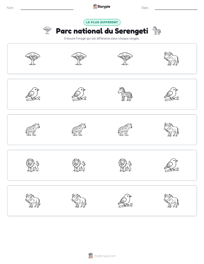 Celui qui ne correspond pas