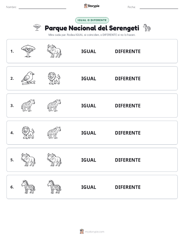 Igual o Diferente