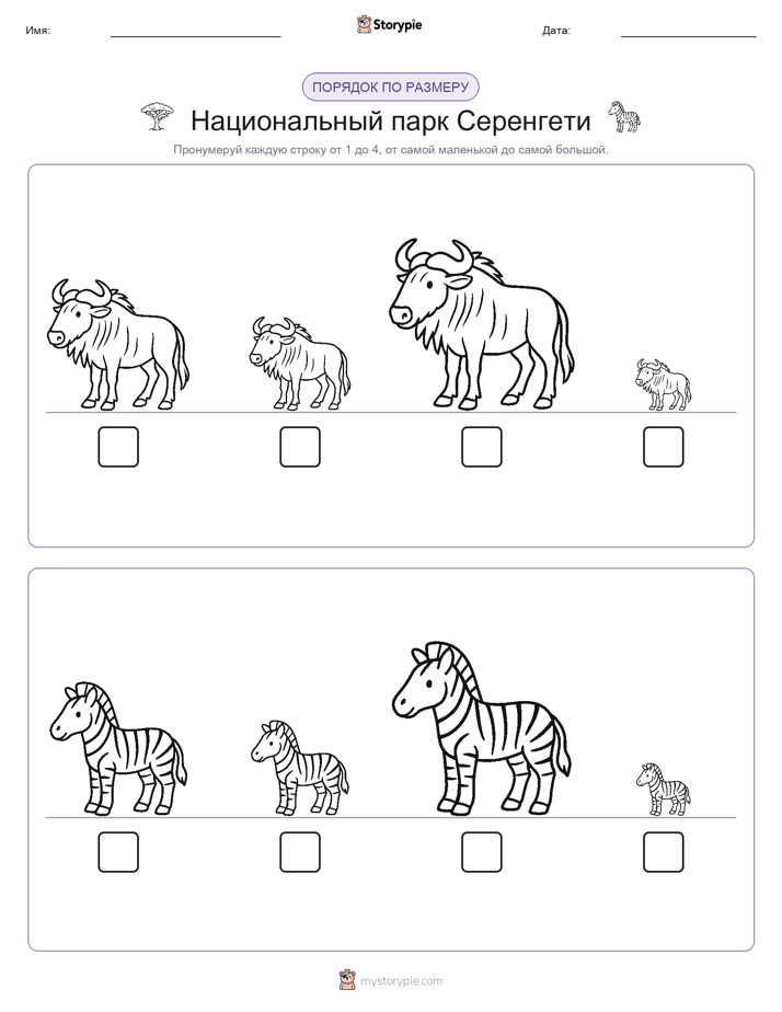 Размеры в порядке