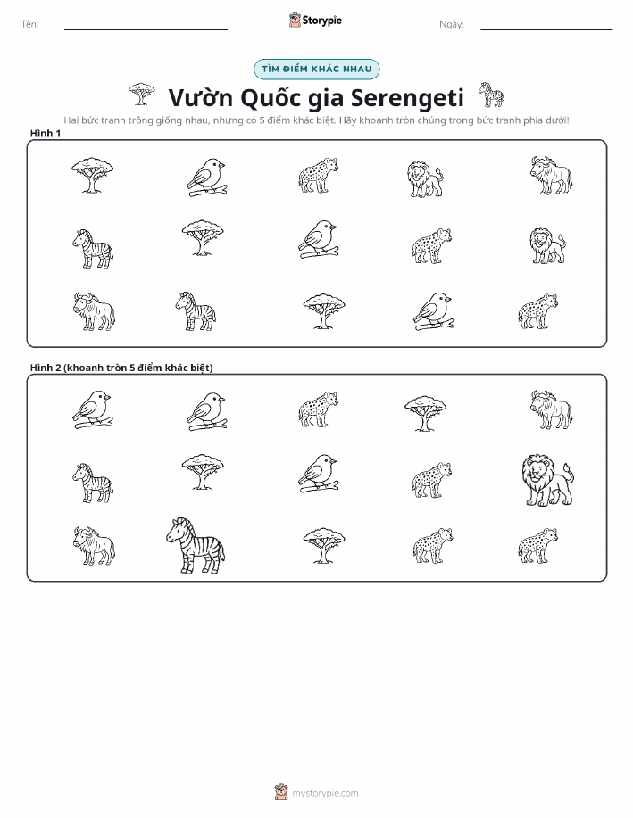 Tìm Sự Khác Biệt