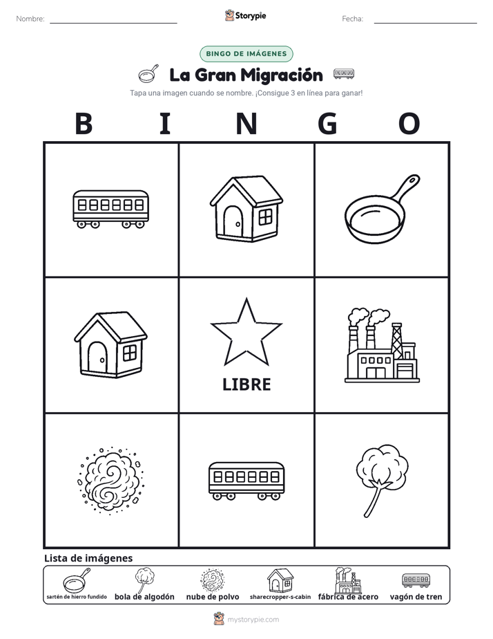 Bingo de Imágenes