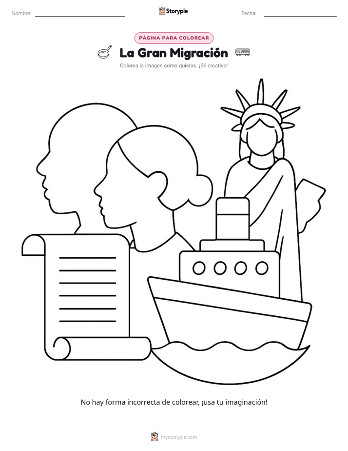 Página para Colorear