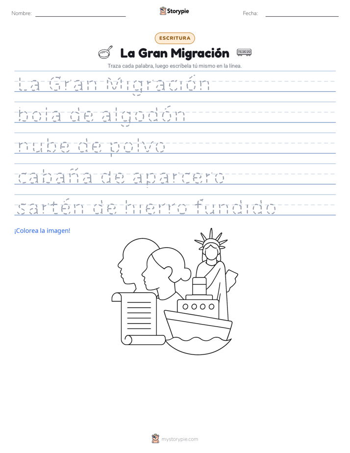 Práctica de Escritura