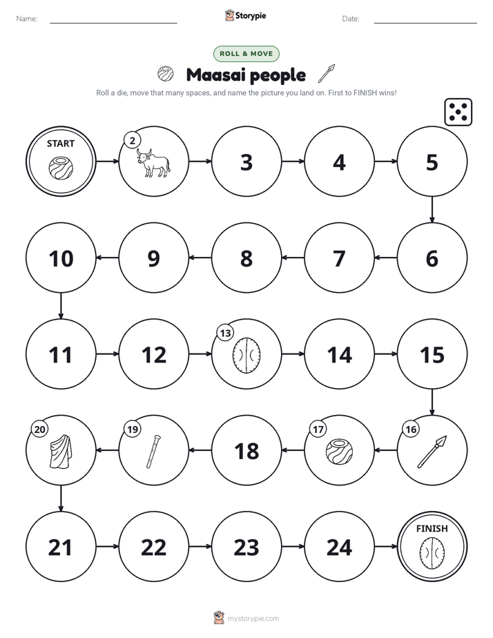 Roll & Move Game