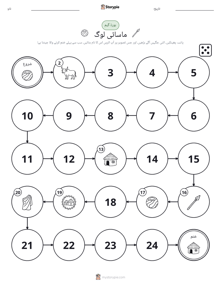 رول اور منتقل کریں کھیل