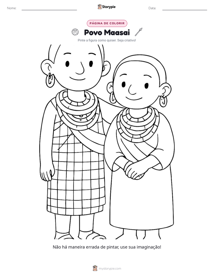Página para colorir