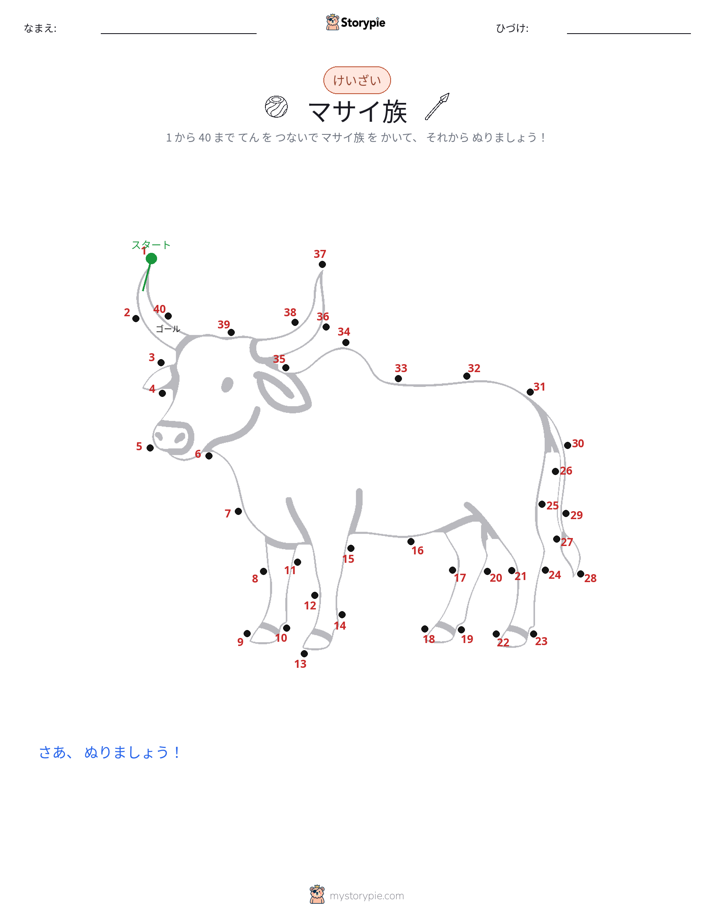 点つなぎ