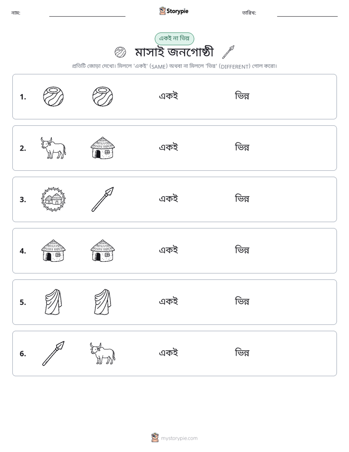 একই বা ভিন্ন