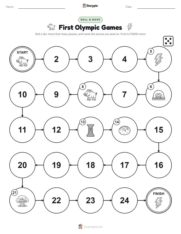 Roll & Move Game