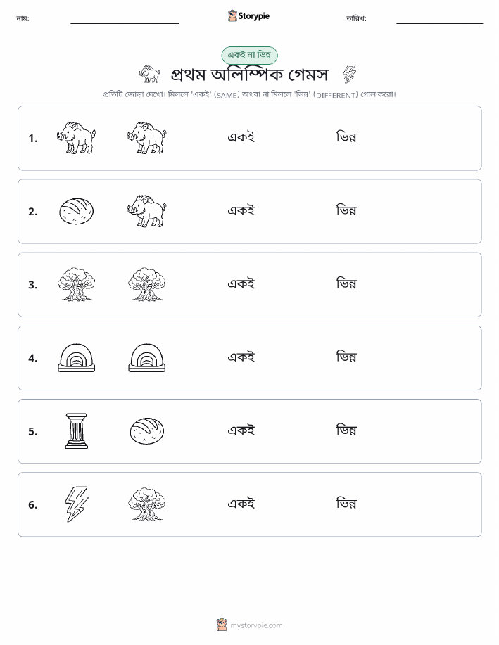 একই বা ভিন্ন