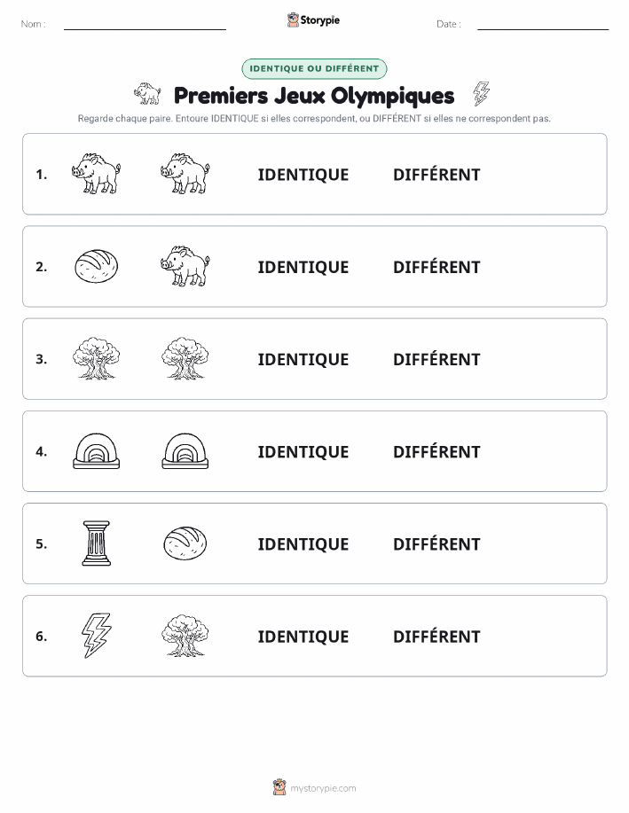 Identique ou Différent