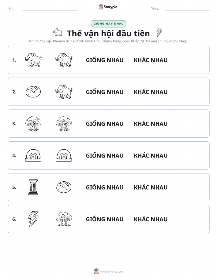 Giống Hay Khác