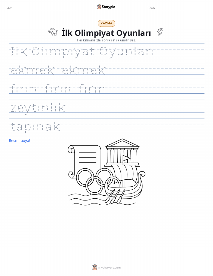 Yazma Pratiği