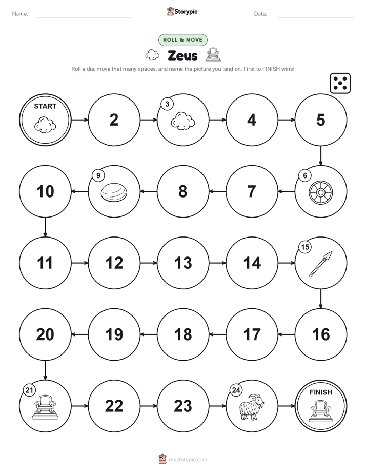 Roll & Move Game