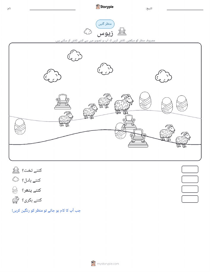 گنتی کا منظر