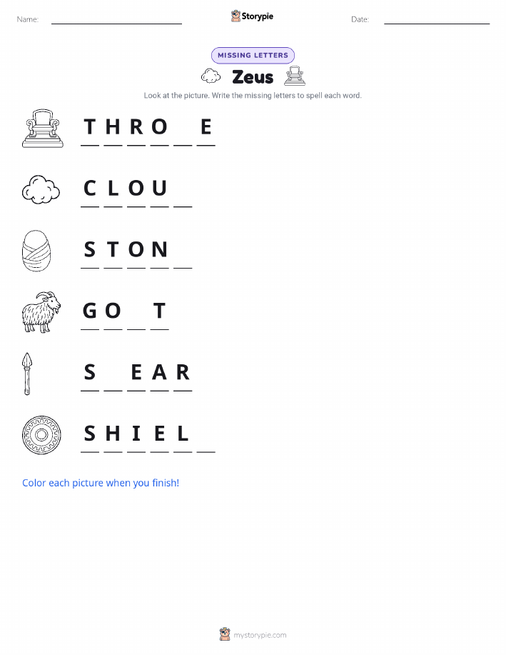 Missing Letters