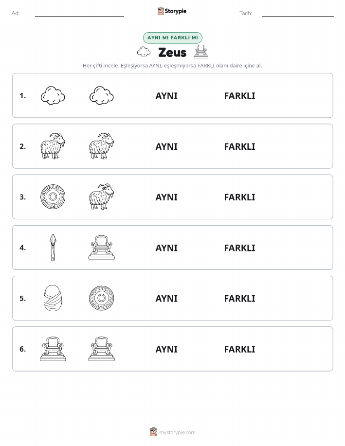 Aynı mı Farklı mı