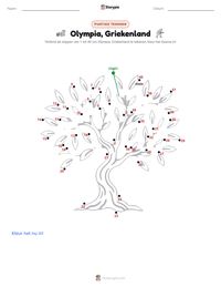Olympia, Griekenland afdrukbare werkblad voorbeeld