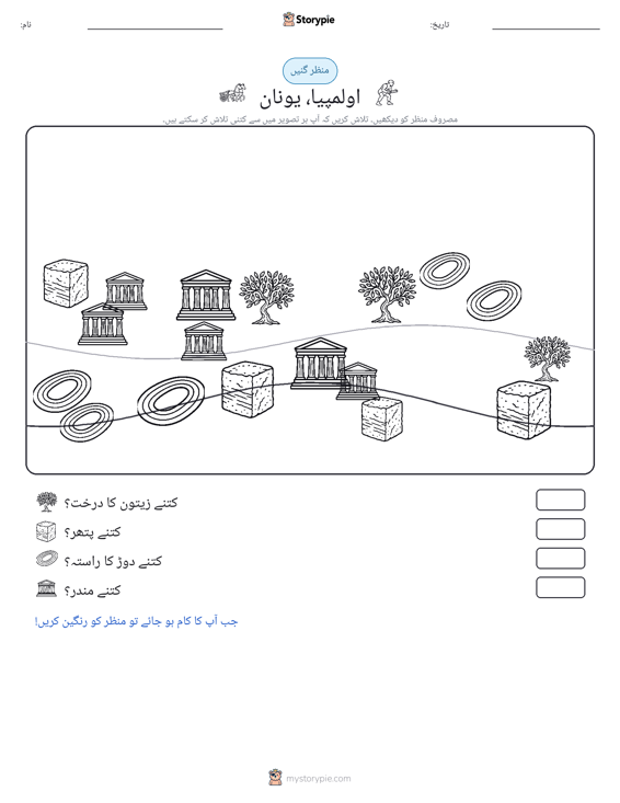 گنتی کا منظر